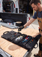 6-Zone Roll-Up Mechanic Tool Organizer