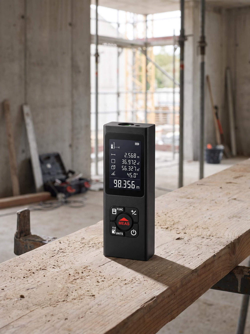 Multi-Function Laser Distance Meter with Cross Laser
