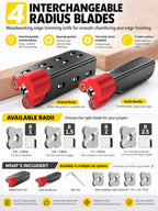 Manual Wood Edge Trimming and Chamfering Tool