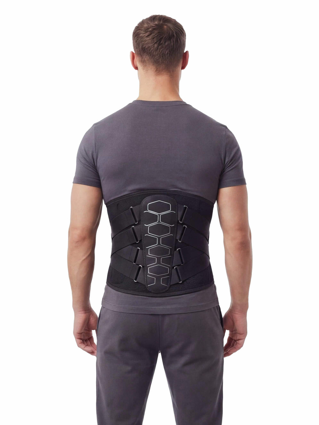 Six-Stay Adjustable Lumbar Support Belt