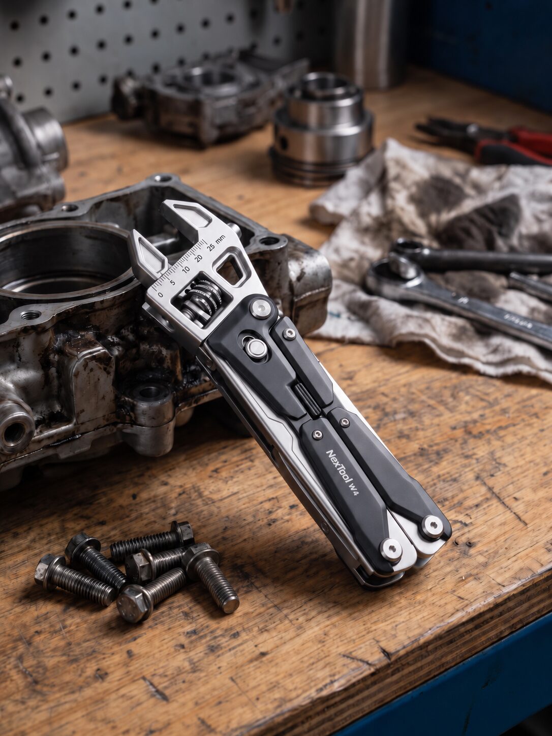 Adjustable Ratcheting Wrench Multitool for Quick Work Repairs