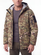Thickened Windproof Winter Work Parka with Hood