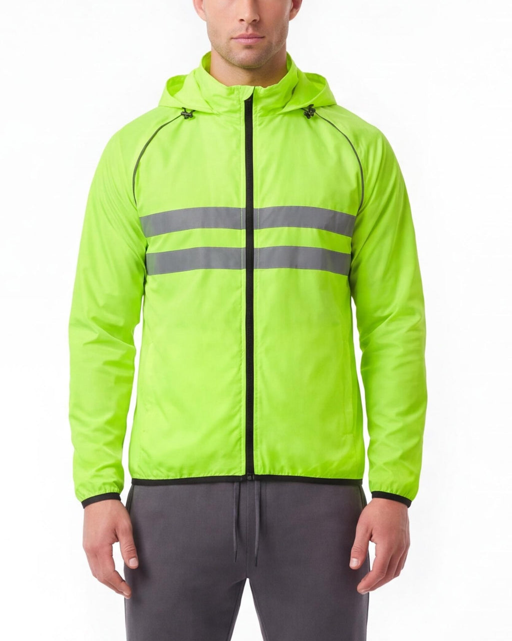 Lightweight Reflective Waterproof Windbreaker Work Jacket