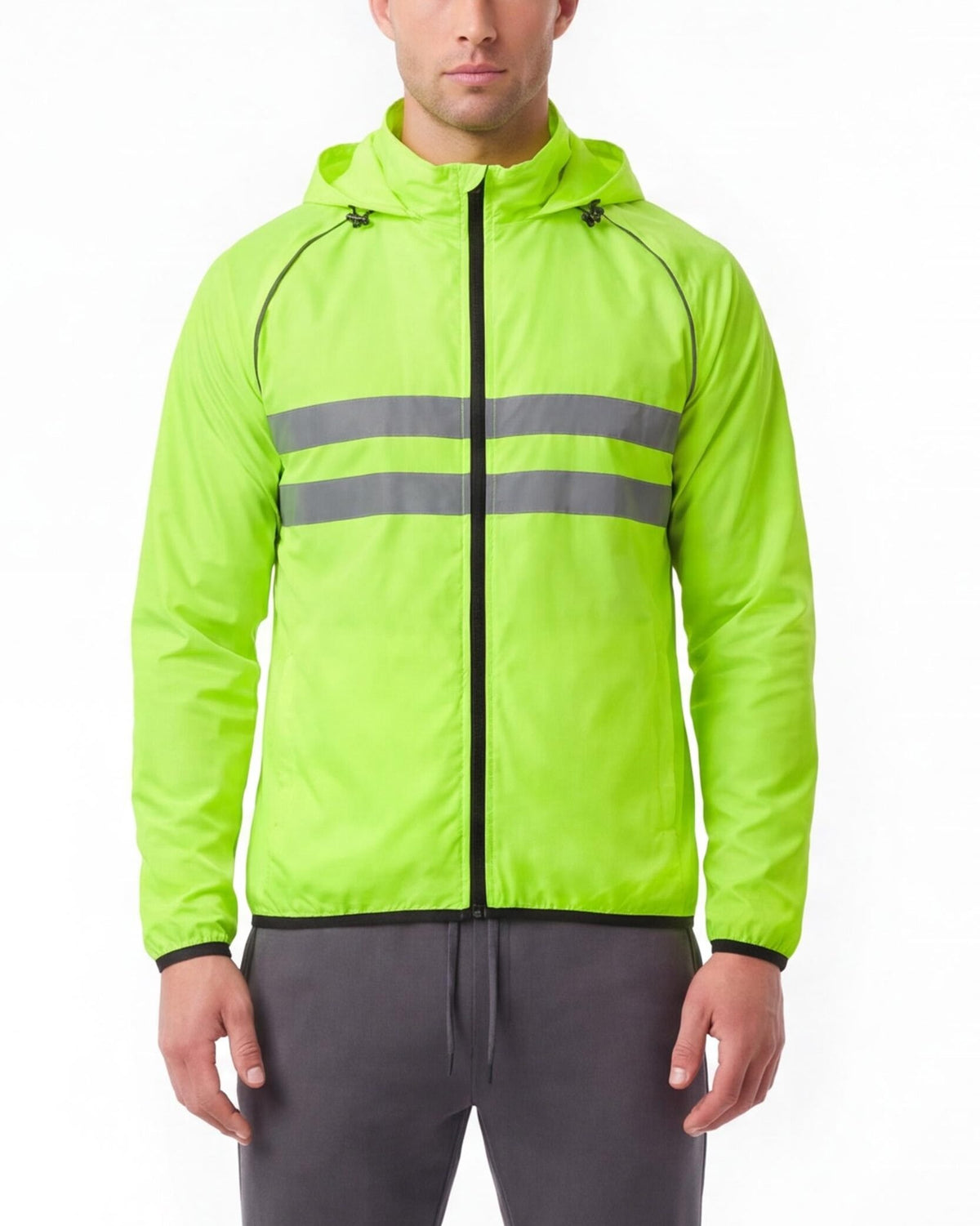 Lightweight Reflective Waterproof Windbreaker Work Jacket