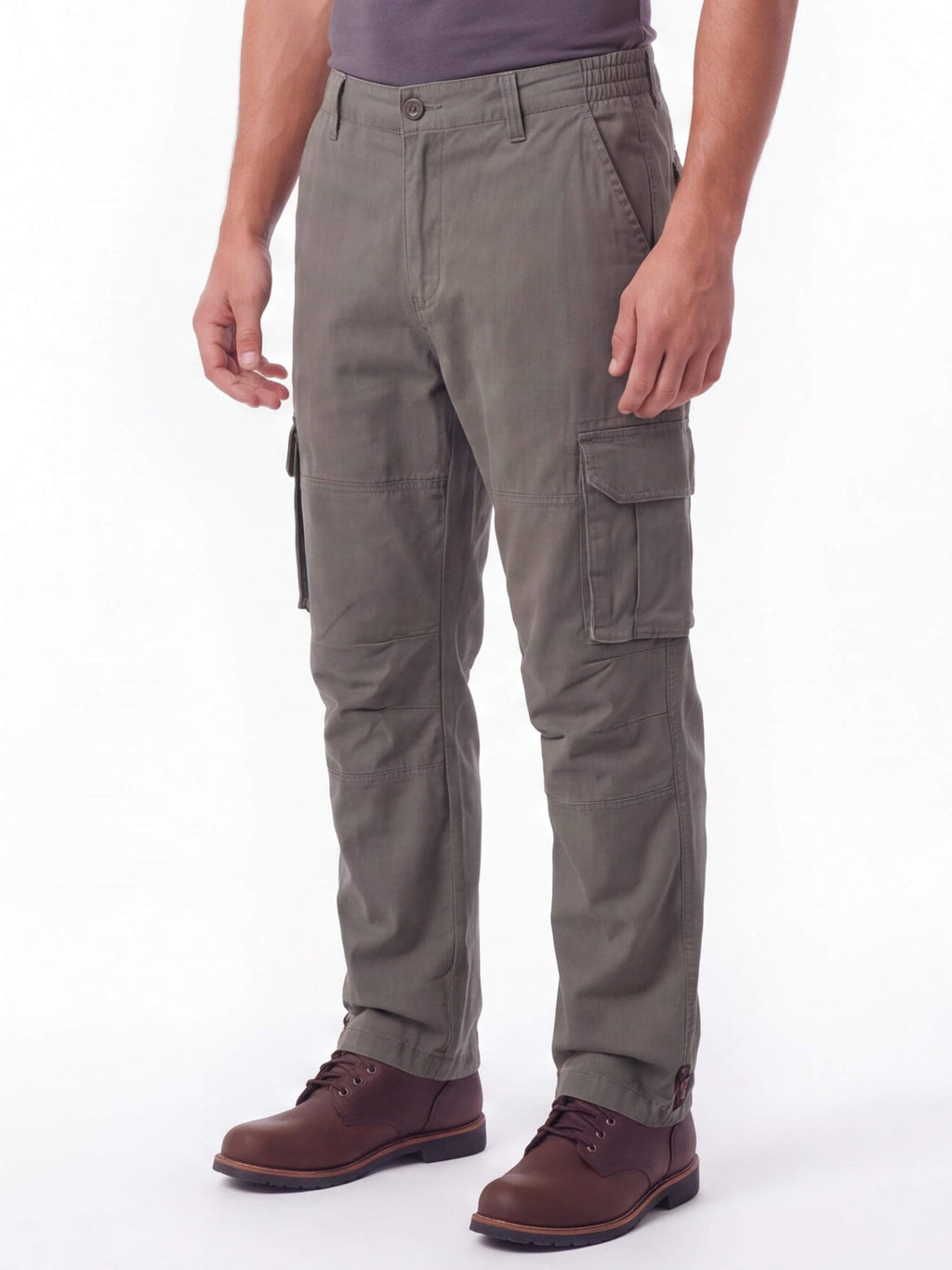 Unisex Large-Pocket Loose-Fit Cargo Work Pants