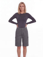 Cargo Work Shorts with Zipper Pocket