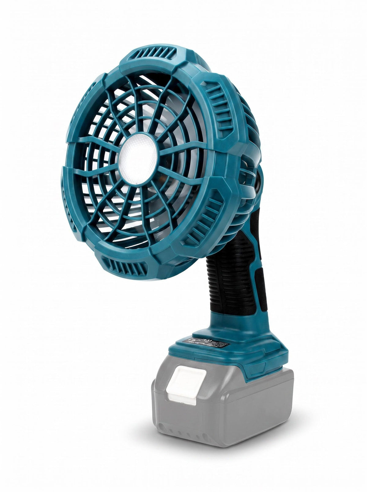 Makita-Compatible Cordless Jobsite Fan with 9W LED Light