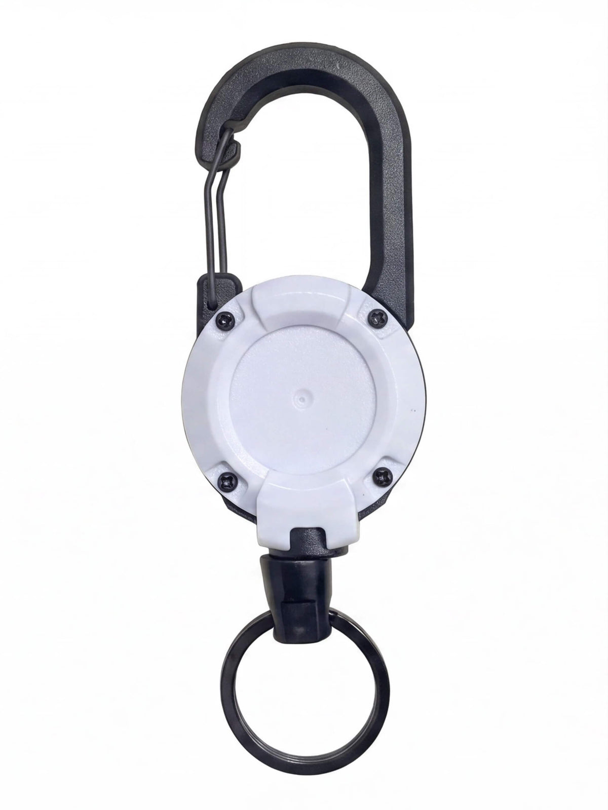 Retractable Work Key Reel with Steel Cable & Carabiner