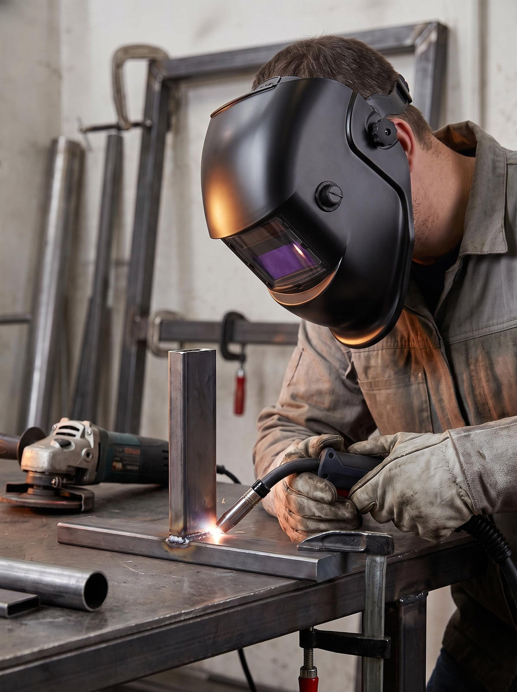 Auto-Darkening Welding Helmet for Weld, Grind & Cut