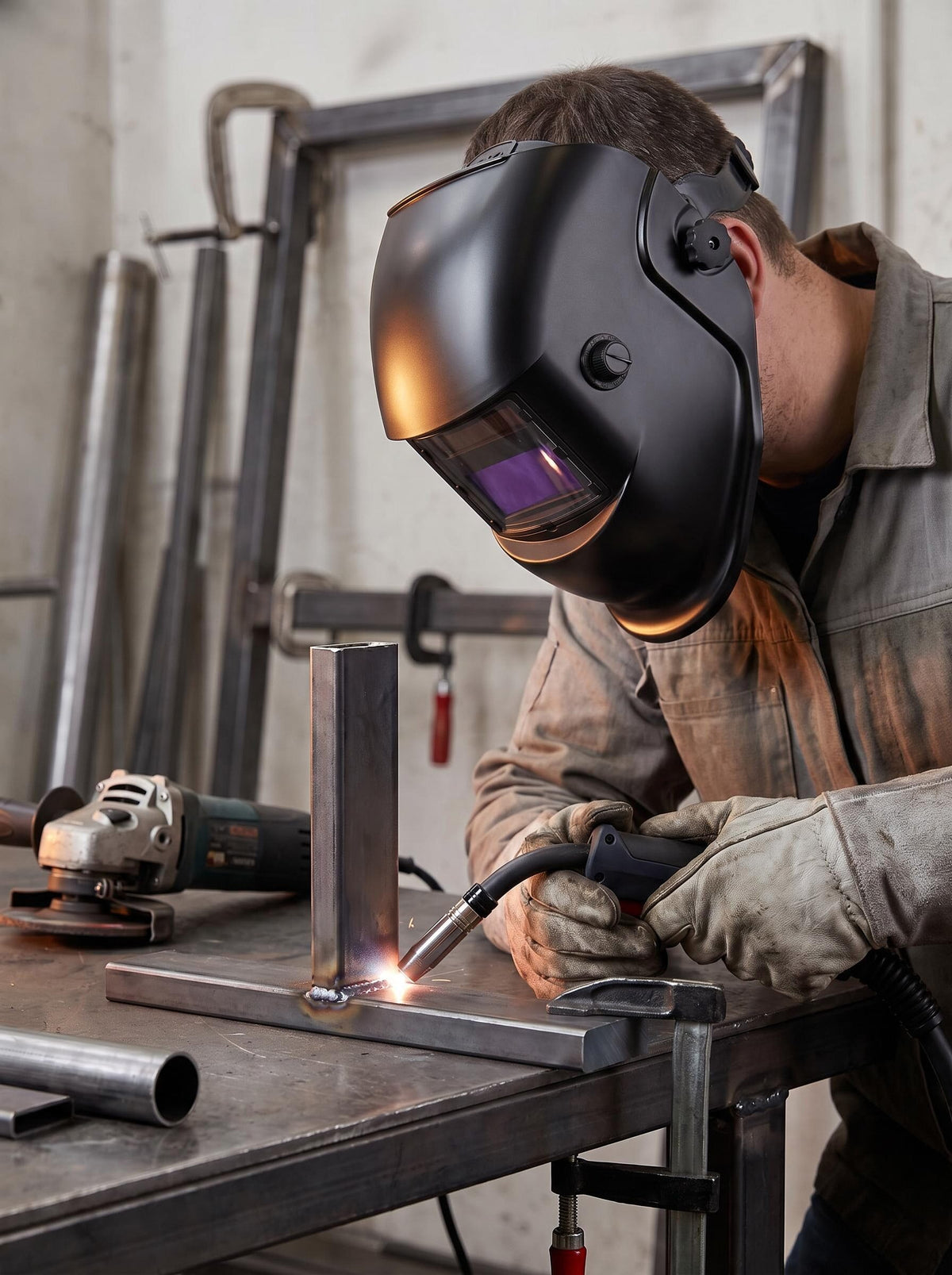 Auto-Darkening Welding Helmet for Weld, Grind & Cut
