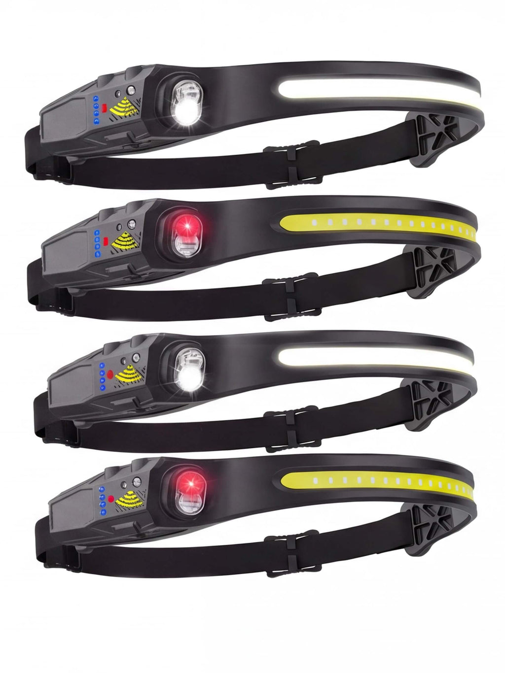 Rechargeable Wave Sensor Work Headlamp with Adjustable Zoom