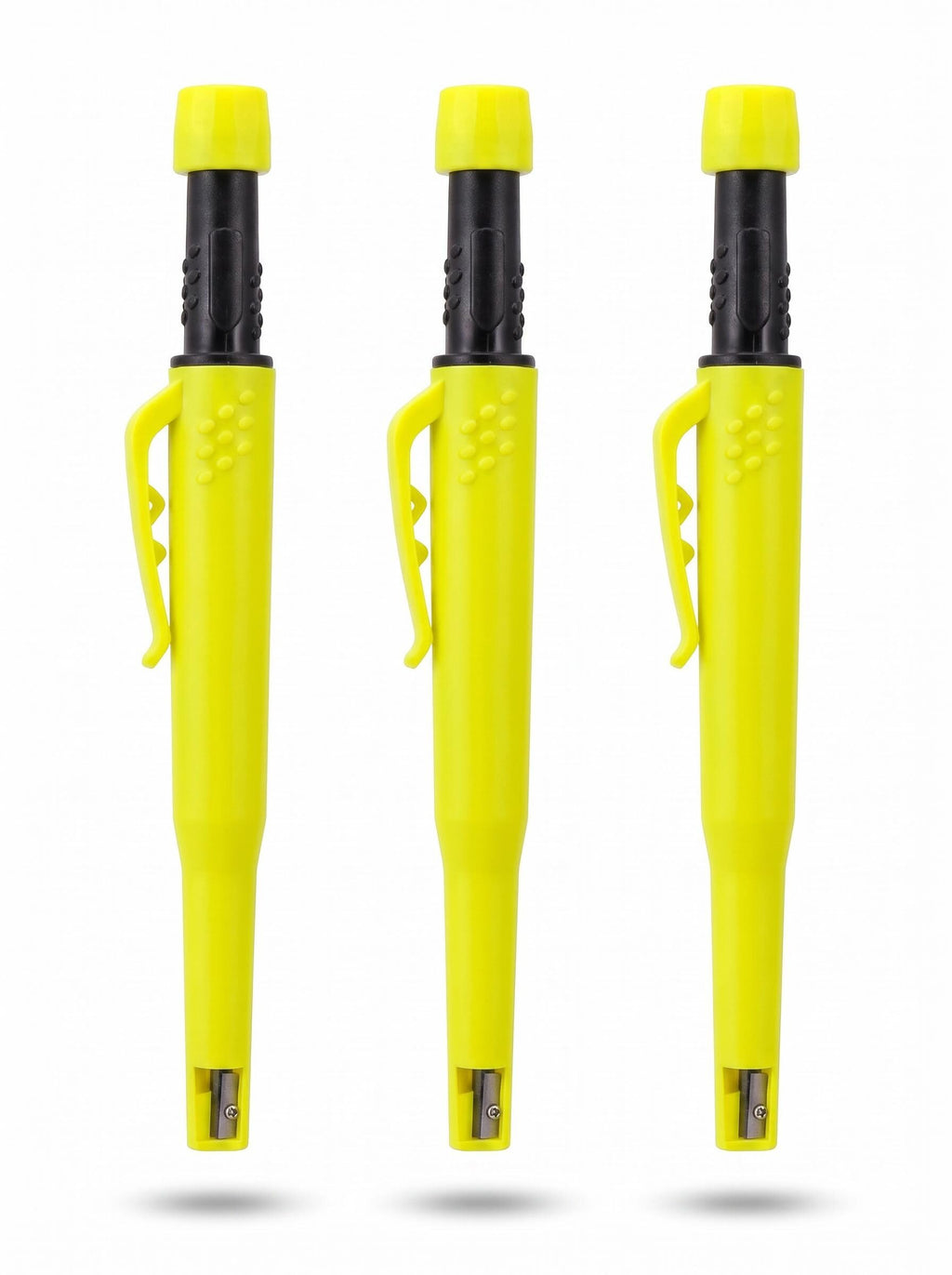 3-Pack 2.8mm Deep-Hole Carpenter Pencils with Refills
