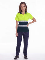 Hi-Vis Reflective Quick-Dry Short-Sleeve Work Polo