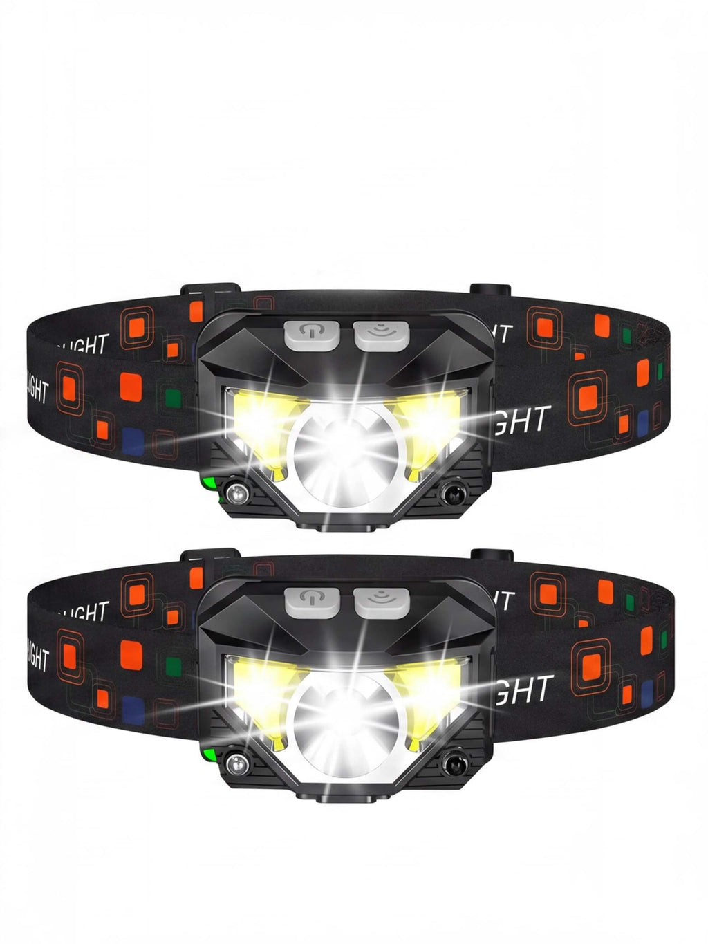 Rechargeable Motion Sensor Work Headlamp with 8 Modes