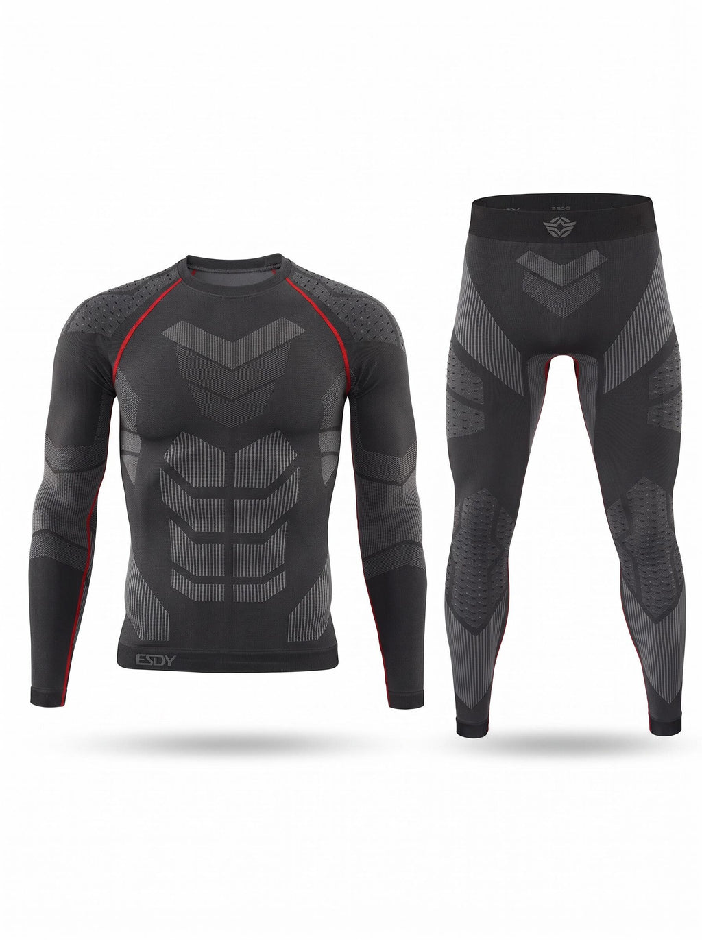 Men's Seamless Thermal Base Layer Set for Cold Work