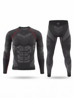 Men's Seamless Thermal Base Layer Set for Cold Work