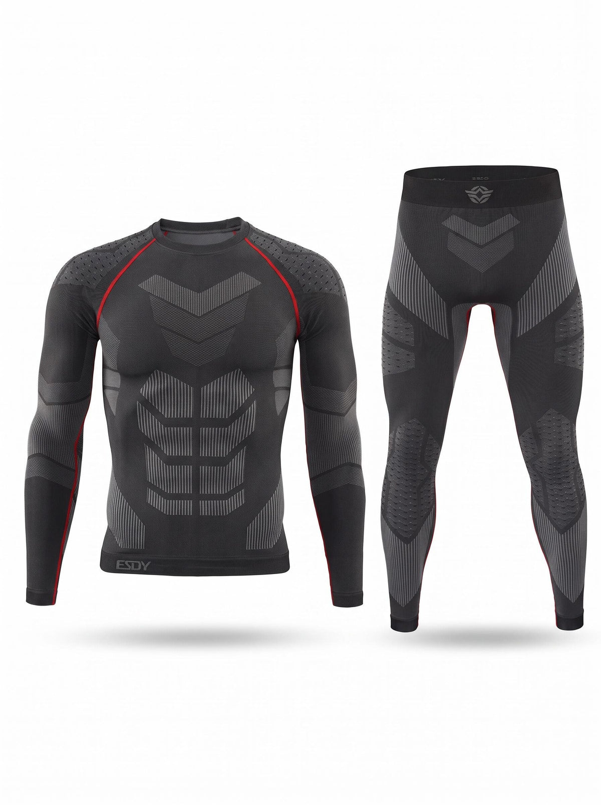 Men's Seamless Thermal Base Layer Set for Cold Work