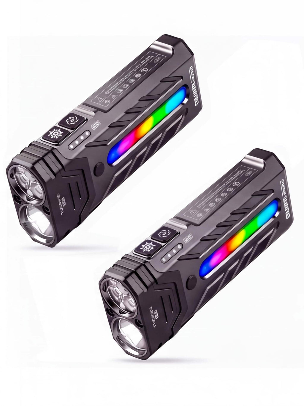 Rechargeable Magnetic Triple-Light Work Flashlight