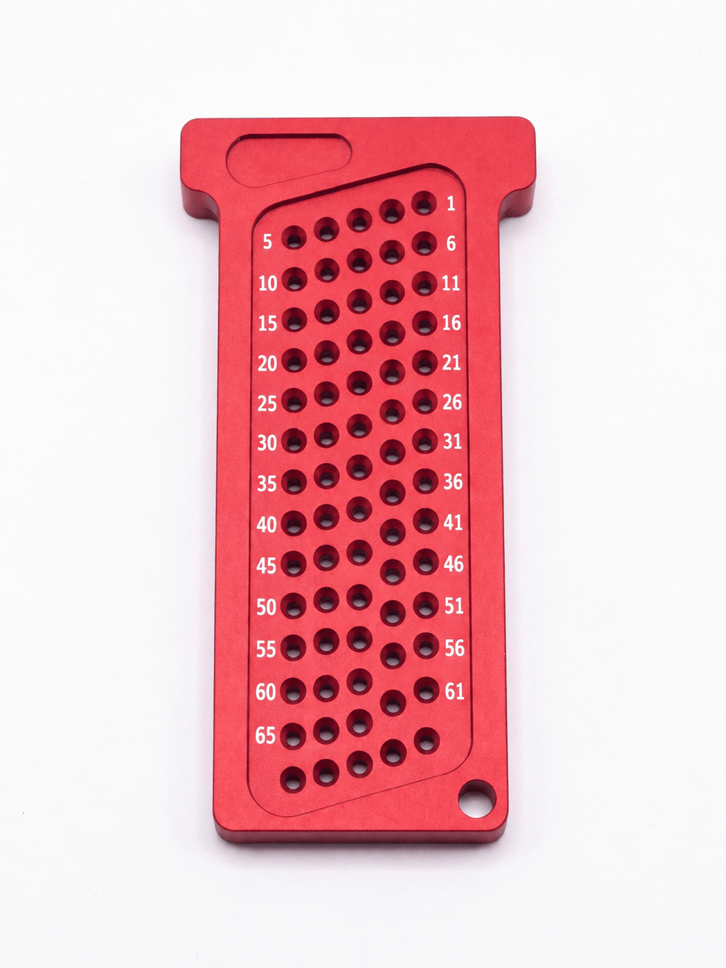 Aluminum T-Square Scribing Ruler with Indexed Marking Holes