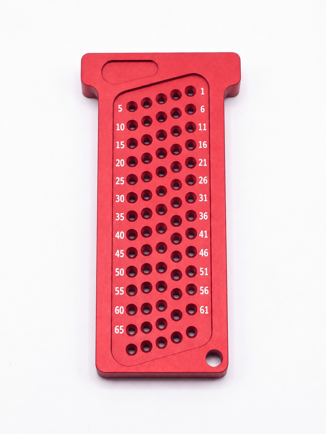 Aluminum T-Square Scribing Ruler with Indexed Marking Holes
