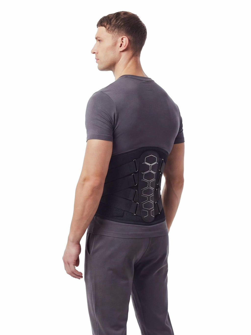 Six-Stay Adjustable Lumbar Support Belt