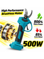 500W Brushless Cordless Electric Pruning Shears
