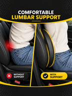Memory Foam Lumbar Support Cushion for Long Drives