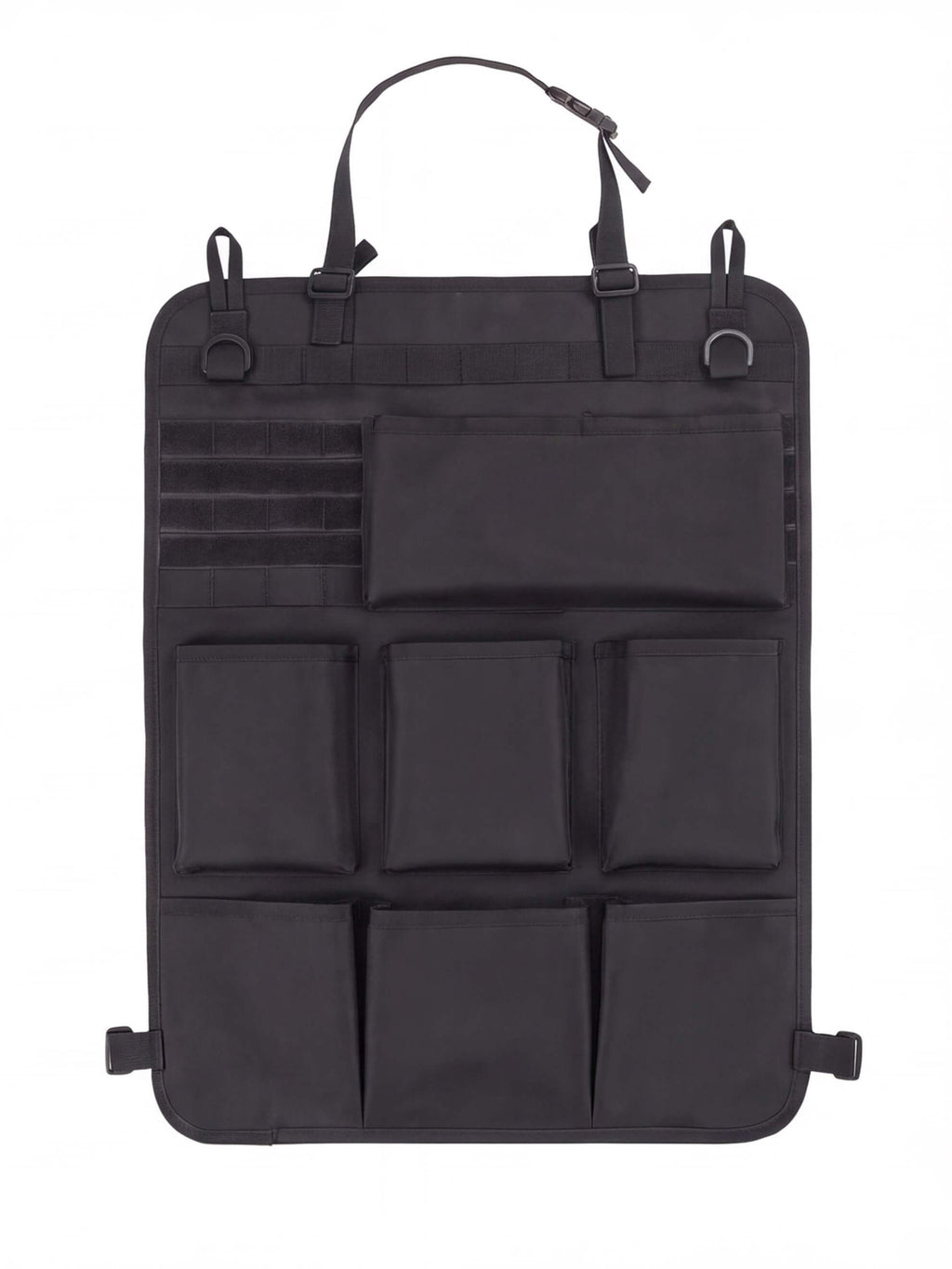 Work Truck Seat-Back Organizer with Attachment Webbing