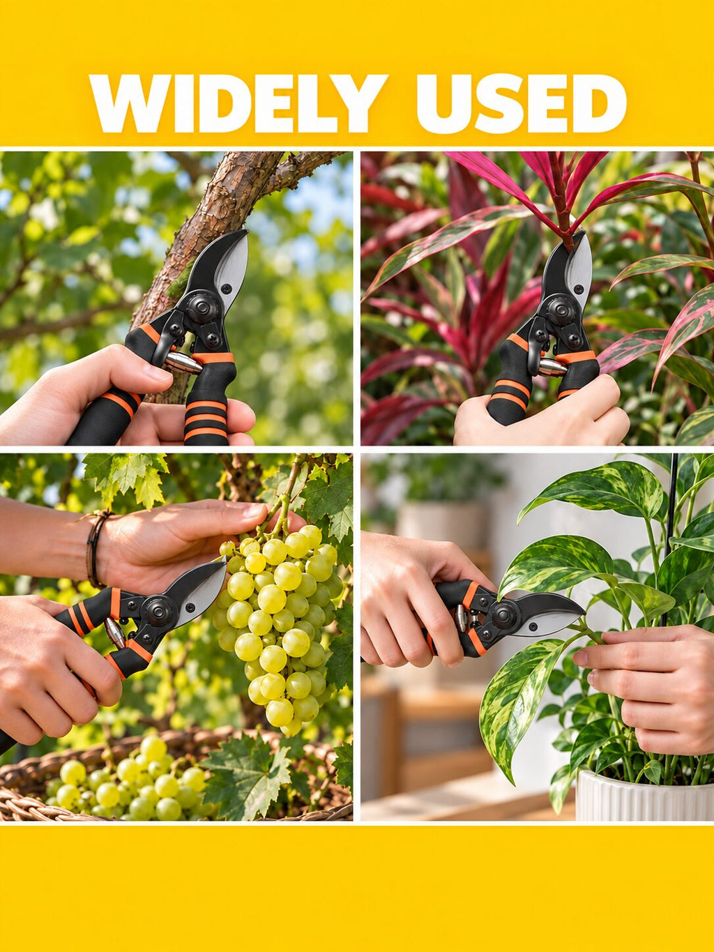 Bypass Pruning Shears for Landscaping