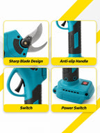 500W Brushless Cordless Electric Pruning Shears
