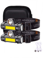 Rechargeable Magnetic Work Headlamp with 90° Adjustable Aim
