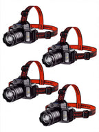 Rechargeable Wave Sensor Work Headlamp with Adjustable Zoom