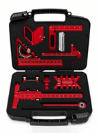 Aluminum Woodworking Square & Layout Tool Kit