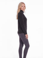 Warm Windproof Fleece Quarter-Zip Work Pullover