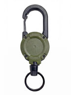 Retractable Work Key Reel with Steel Cable & Carabiner