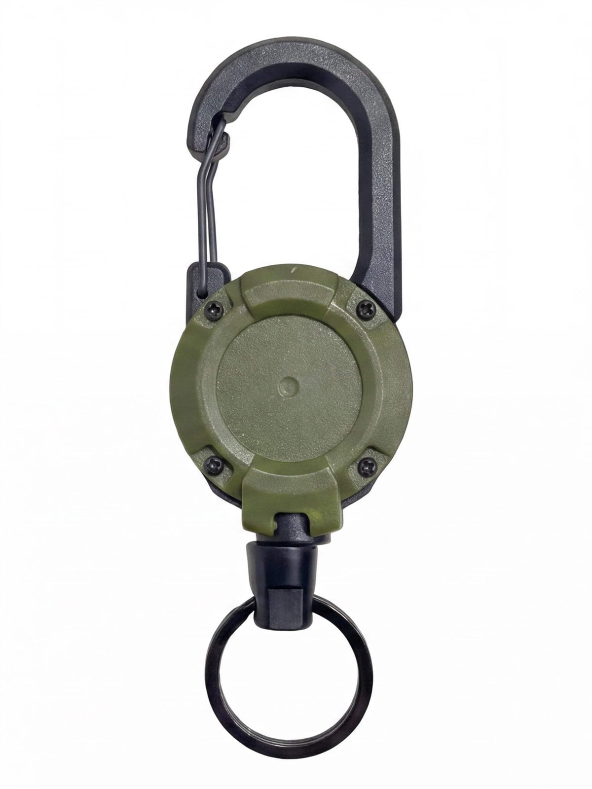 Retractable Work Key Reel with Steel Cable & Carabiner