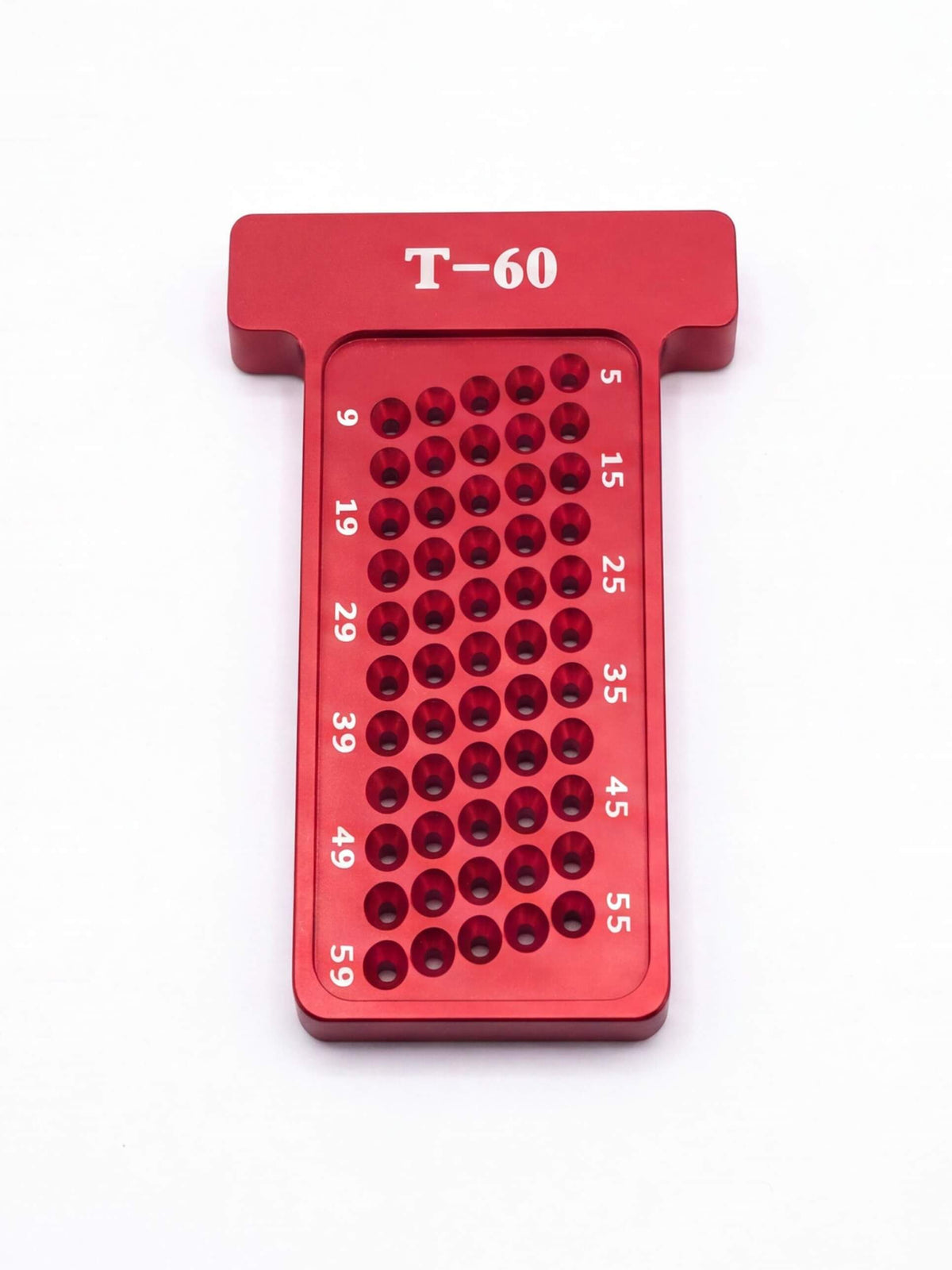 Aluminum T-Square Scribing Ruler with Indexed Marking Holes