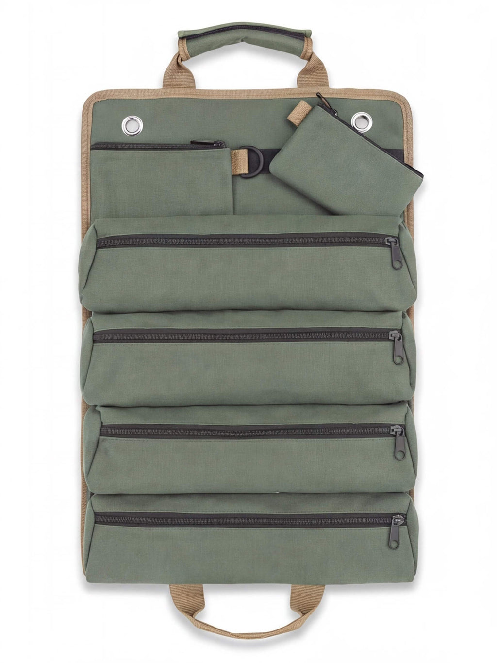 6-Zone Roll-Up Mechanic Tool Organizer