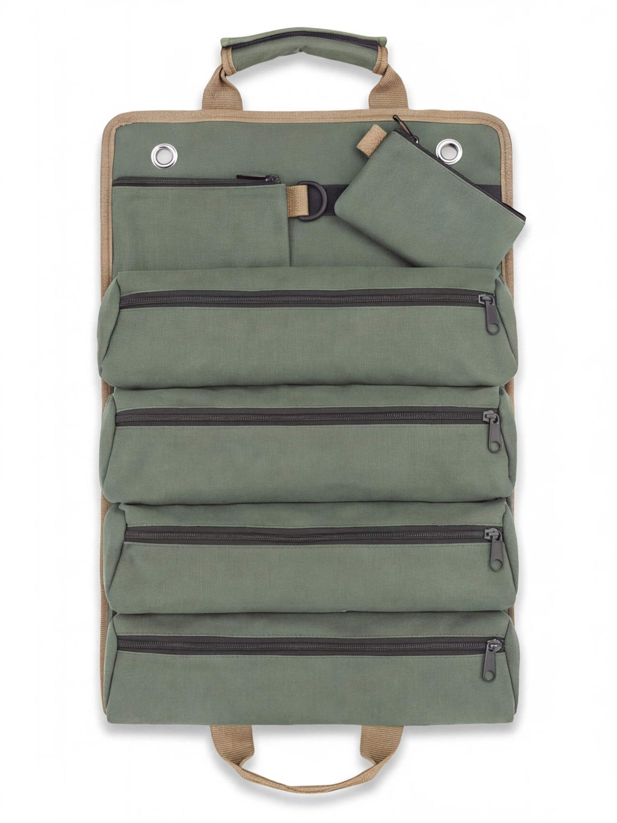 6-Zone Roll-Up Mechanic Tool Organizer