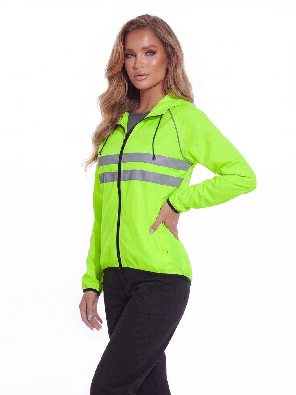 Lightweight Reflective Waterproof Windbreaker Work Jacket