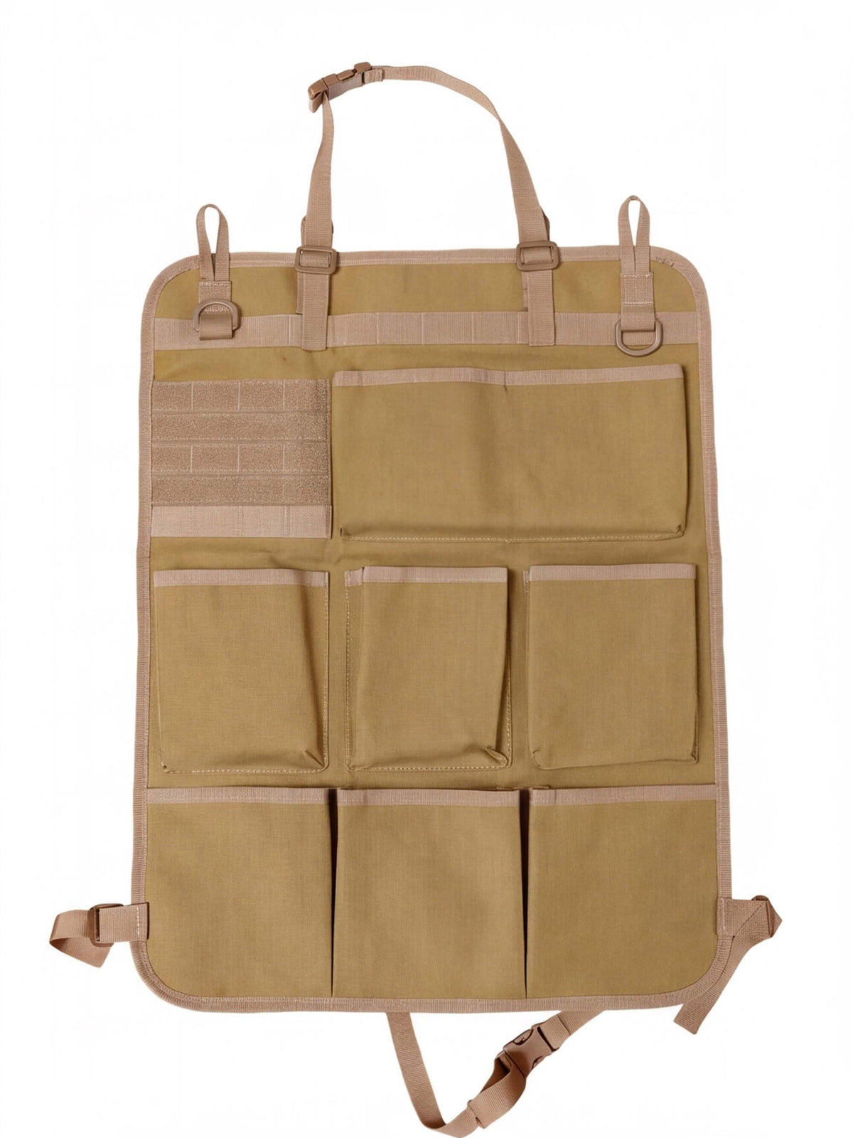 Work Truck Seat-Back Organizer with Attachment Webbing