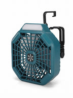 Makita-Compatible Cordless Jobsite Fan with 9W LED Light