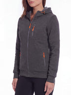 Slim-Fit Full-Zip Work Hoodie with Zip Pockets