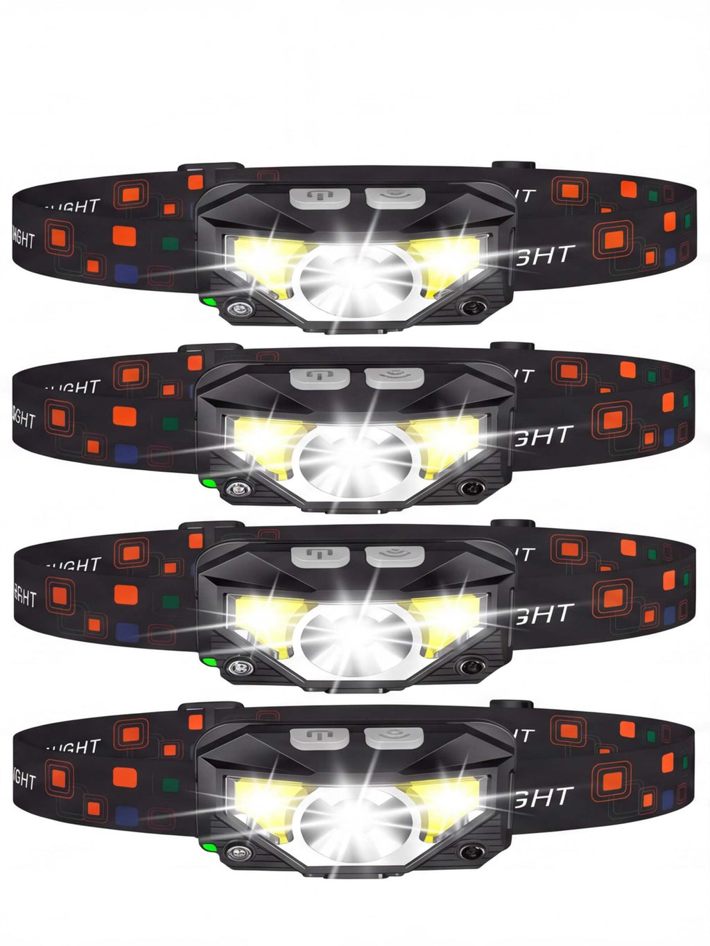 Rechargeable Motion Sensor Work Headlamp with 8 Modes