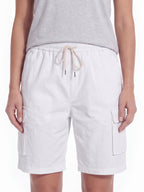Breathable Summer Cargo Work Shorts with Drawstring Waist