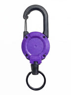 Retractable Work Key Reel with Steel Cable & Carabiner