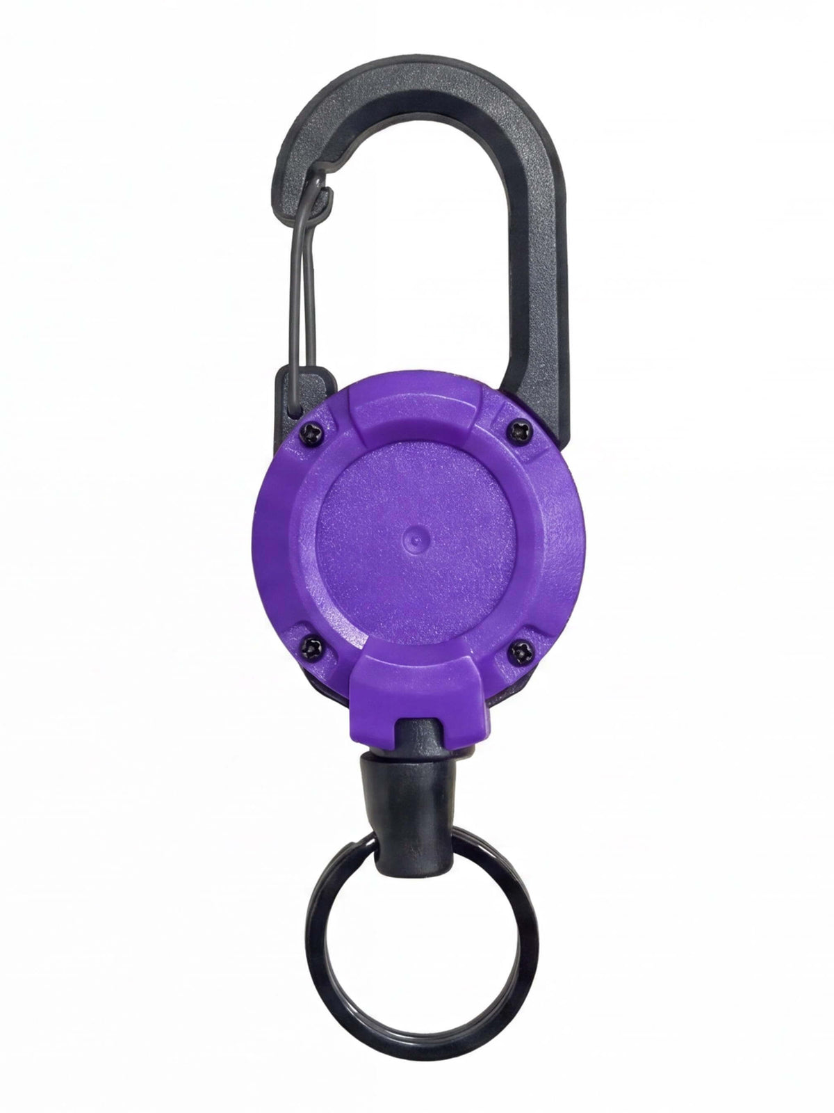 Retractable Work Key Reel with Steel Cable & Carabiner