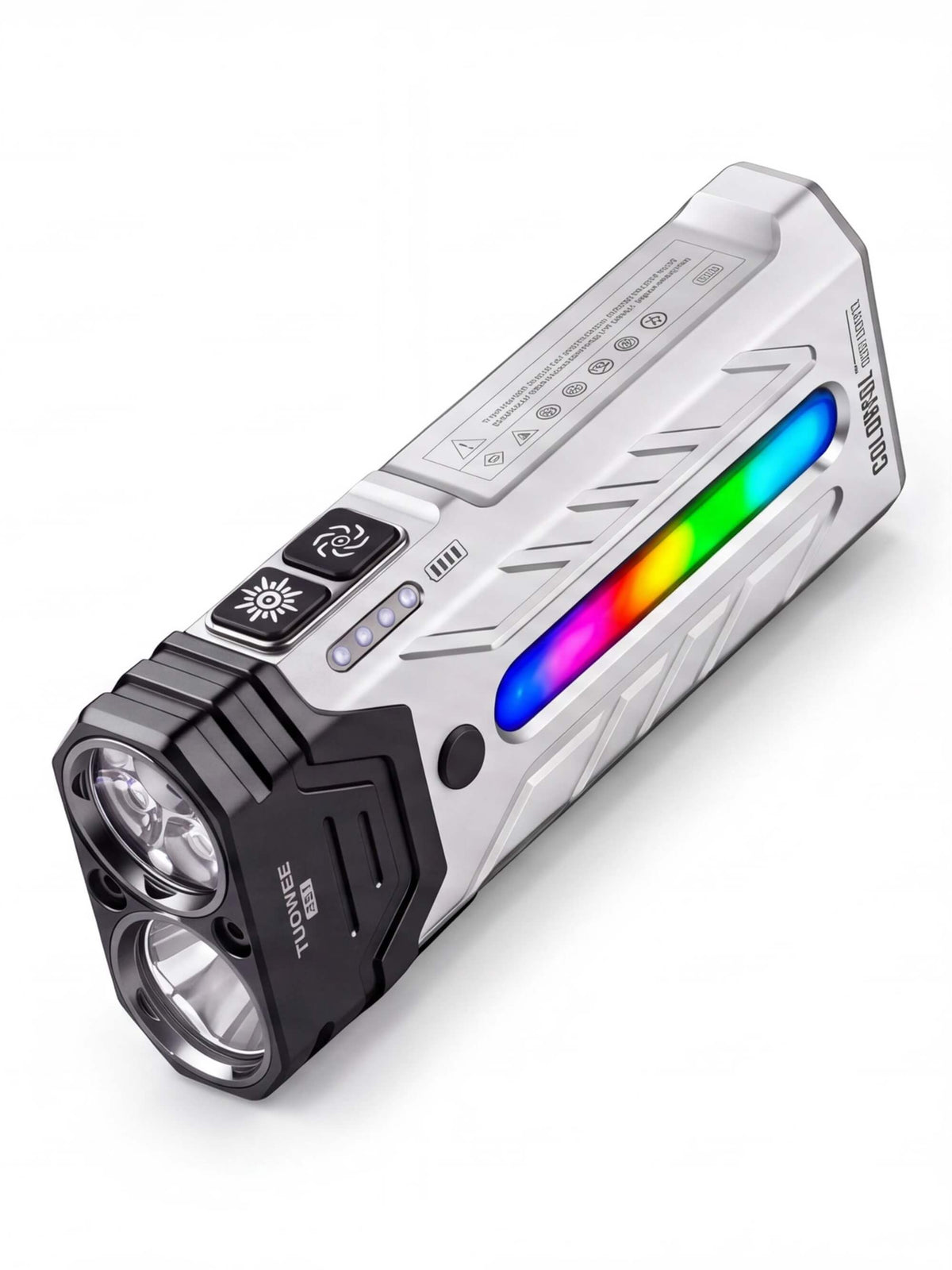 Rechargeable Magnetic Triple-Light Work Flashlight