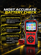 Handheld OBD2 Scanner with Live Data & Freeze Frame