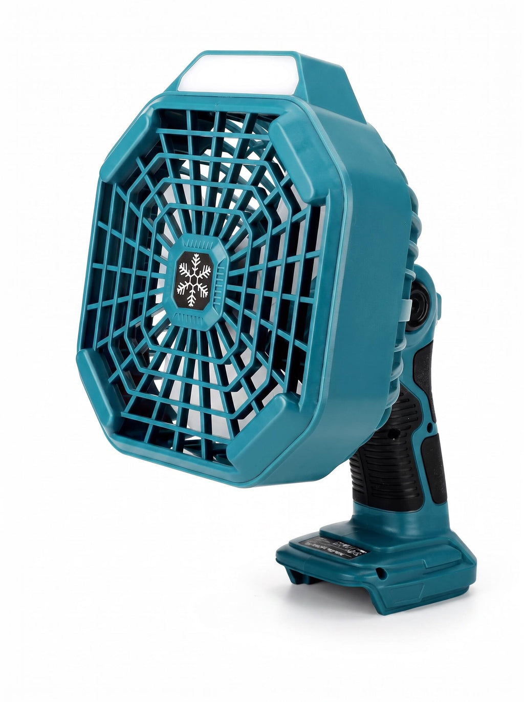 Makita-Compatible Cordless Jobsite Fan with 9W LED Light